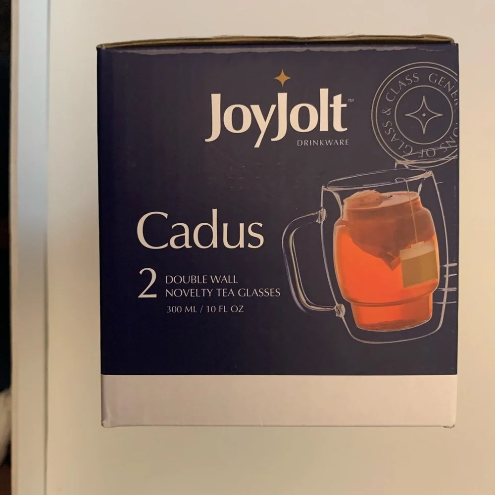 JoyJolt Cadus Double Wall Insulated Mugs 10 OZ Tea Glasses coffee espresso set - Picture 9 of 9